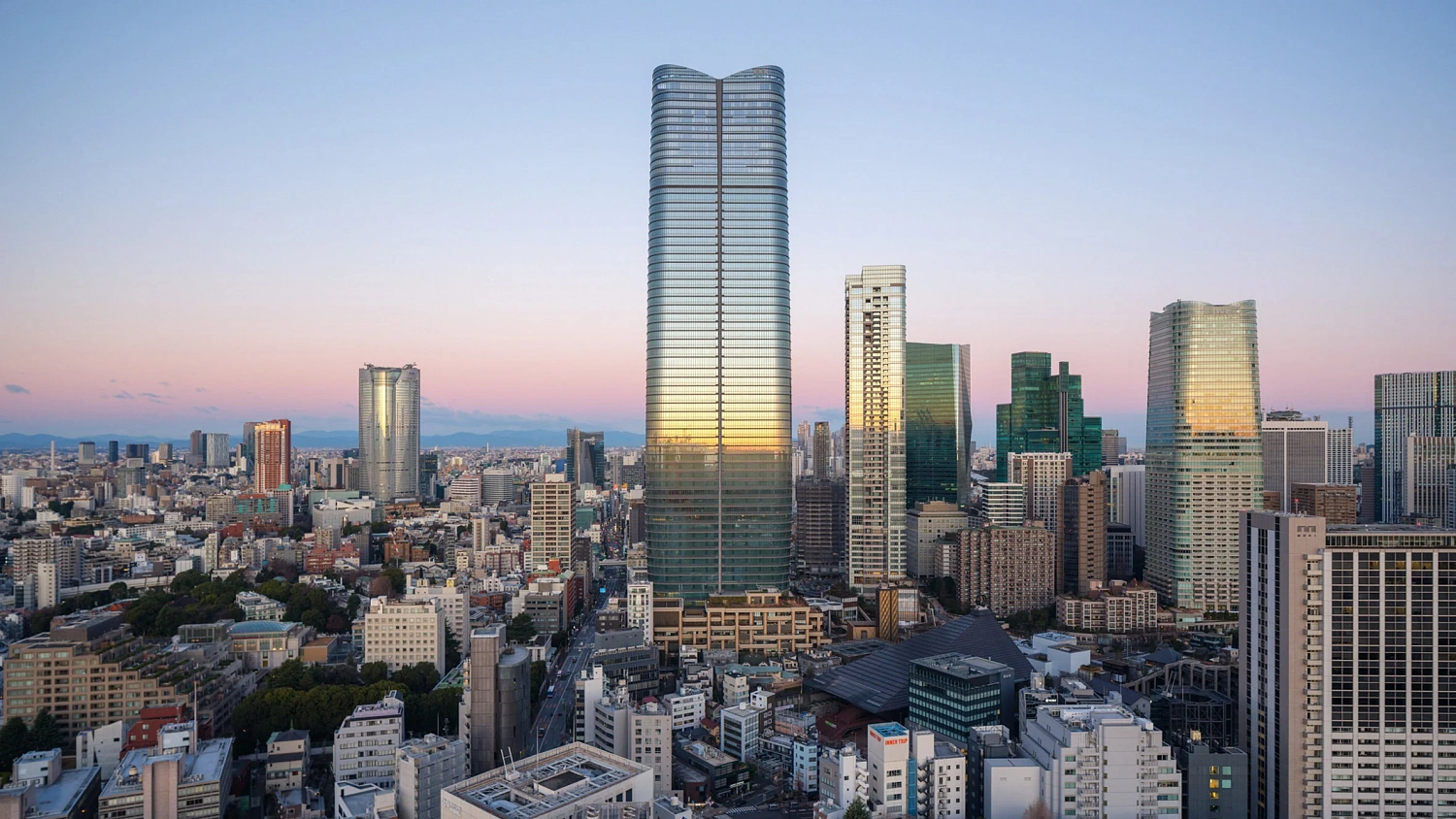 Pelli Clarke & Partners завершает строительство самого высокого небоскрёба Японии в Токио