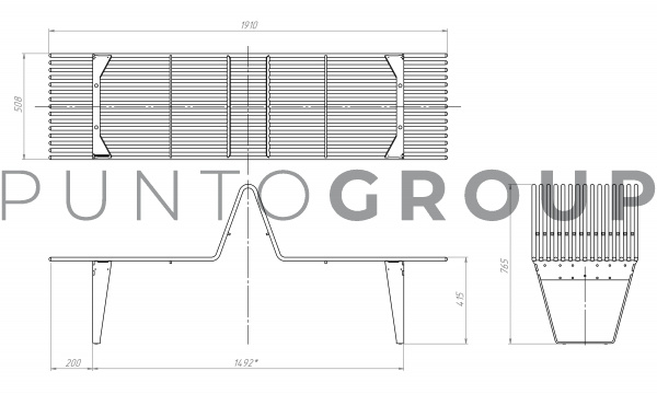 Скамейка Инфинити/Infinity 
