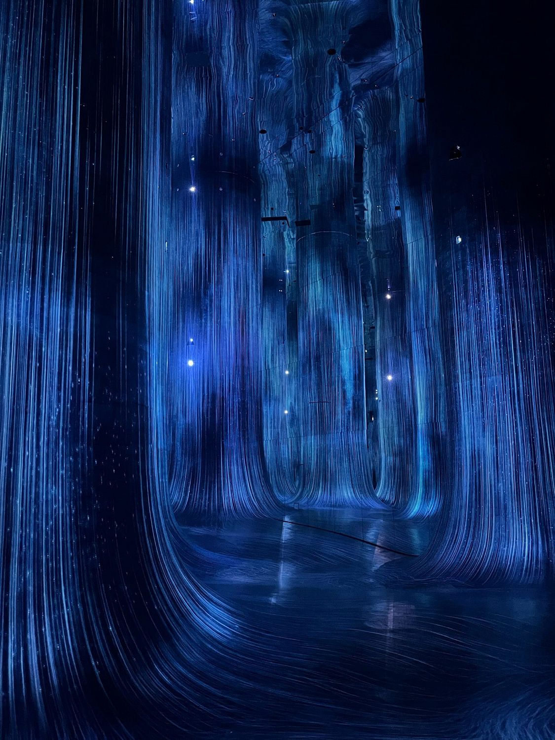На острове Саадият в Абу-Даби открылась иммерсивная галерея TeamLab Phenomena